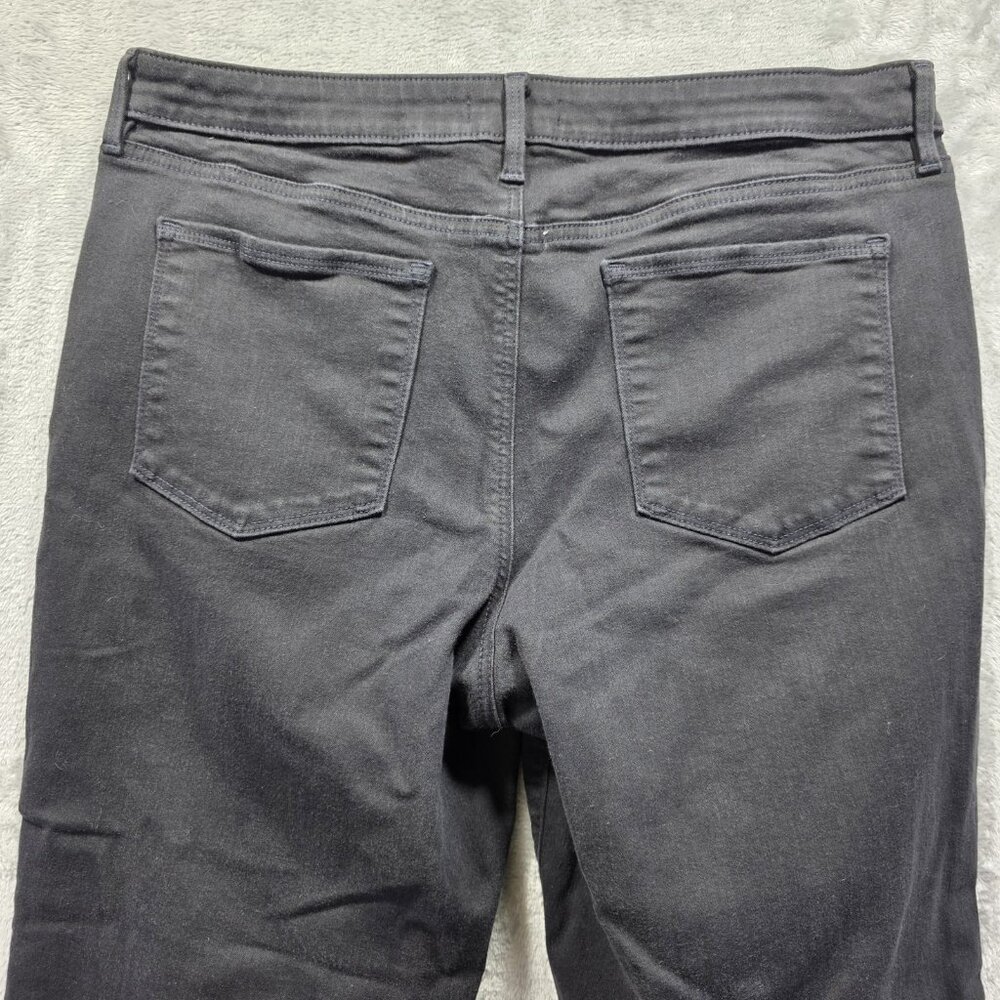 Athleta Jeans Womens 16 Straight Leg Ankle Black Sculptek Denim - Picture 5 of 11